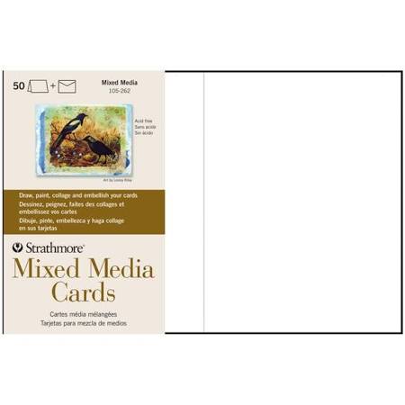 Strathmore Mixed Media Cards | 50 Blank Cards & Envelopes